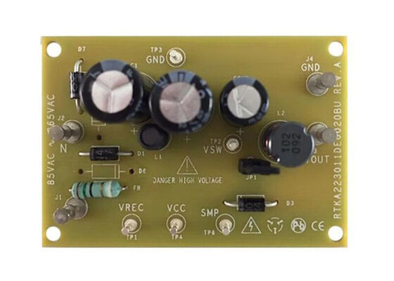 RTKA223011DE0020BU Ενσωματωμένες λύσεις RAA223011 Διοικητικό συμβούλιο αξιολόγησης ρυθμιστών AC/DC 700V