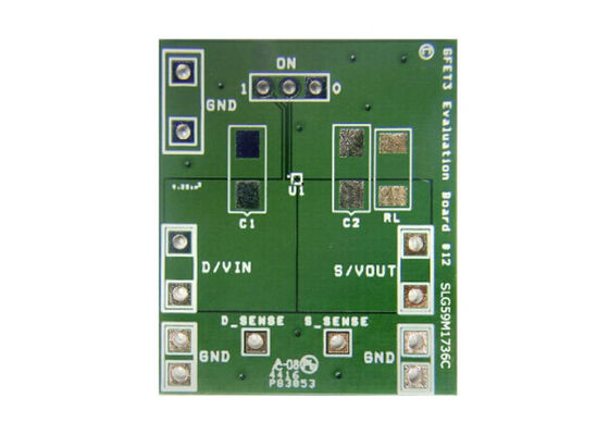 SLG59M1736C-EVB Ενσωματωμένες λύσεις GreenFET Single-Channel Load Switch Ελέγχου επιτροπής