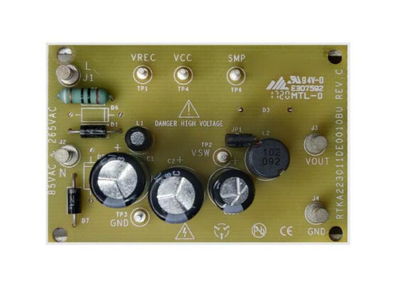 RTKA223011DE0010BU Embedded Solutions RAA223011 Πίνακας Αξιολόγησης Buck Converter Υψηλής Τάσης