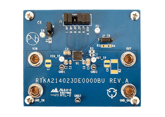 RTKA214023DE0000BU Embedded Solutions RAA214023 5.5V 2A Low Noise LDO Πίνακας Αξιολόγησης
