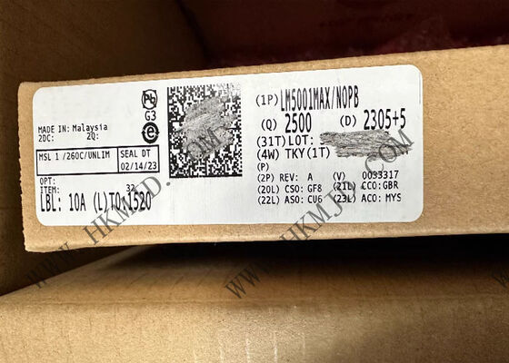 LM5001MAX Chip ολοκληρωμένου κυκλώματος 1A υψηλής τάσης διακόπτης ρυθμιστής IC με συχνότητα διασύνδεσης 50kHz έως 1,5MHz
