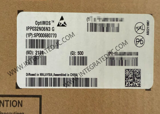 IPP032N06N3G OptiMOS™ 3 Power MOSFET N-Channel 60V 120A 2.6 mΩ για Μεταγωγή Υψηλής Απόδοσης