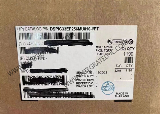 DSPIC33EP256MU810-I/PT Μικροελεγκτής MCU 60MIPS 16-bit DSC με διπλό έλεγχο κινητήρα