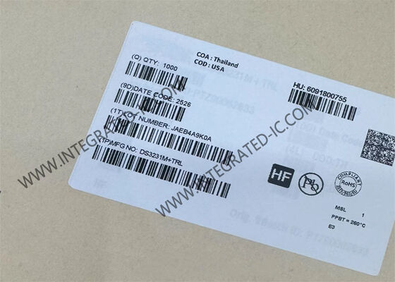 DS3231M Ολοκληρωμένο Κύκλωμα Χαμηλού Κόστους Εξαιρετικά Ακριβούς Ρολογιού Πραγματικού Χρόνου I2C