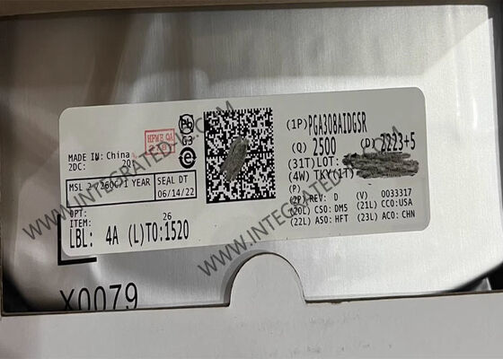 Αισθητήρας IC PGA308AIDGSR Μονής Τροφοδοσίας, Αυτόματης Μηδενισμού, Προγραμματιζόμενου Ενισχυτή Κέρδους με Ψηφιακή Βαθμονόμηση