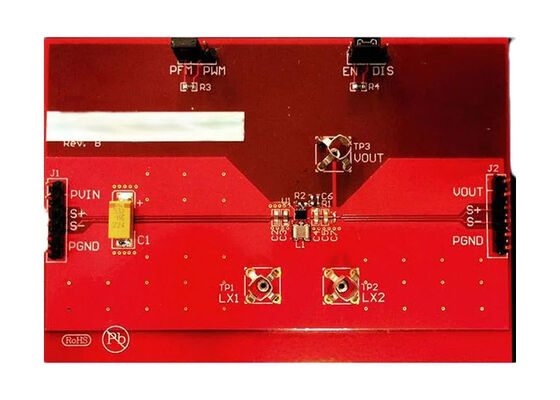 ISL91108IIN-EVZ Ενσωματωμένες λύσεις 4.2A Διοικητικό συμβούλιο αξιολόγησης ρυθμιστικών μηχανισμών υψηλής απόδοσης Buck-Boost