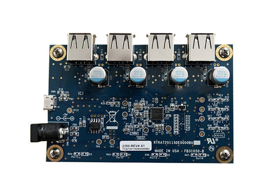 RTKA720115DE0000BU Embedded Solutions 480Mbps 4-Port USB 2.0 Hub Interface Evaluation Board