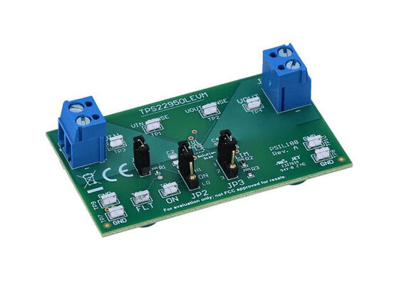 Τμήμα αξιολόγησης ενσωματωμένων λύσεων TPS22950LEVM για τον διακόπτη φόρτωσης TPS22950L