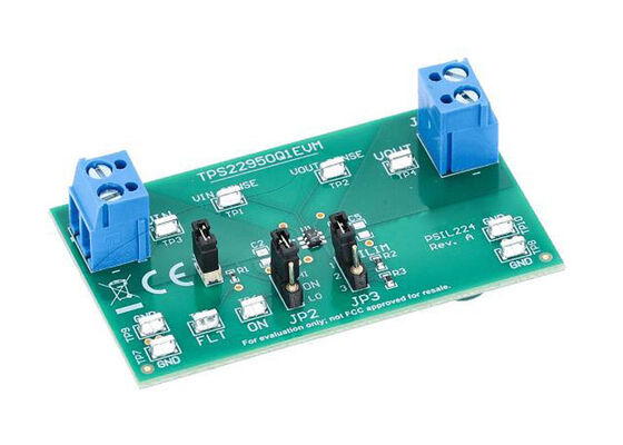 TPS22950Q1EVM Ενσωματωμένες λύσεις TPS22950-Q1 Τμήμα αξιολόγησης διακόπτη φόρτωσης αυτοκινήτων