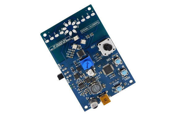 STEVAL-ILL090V1 Ενσωματωμένες Λύσεις Κιτ Αξιολόγησης Οδηγού LED 8 καναλιών ALED8102S