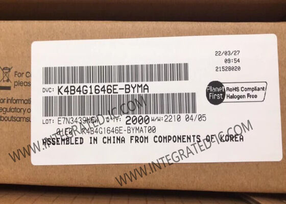 K4B4G1646E-BYMA Μνήμη IC Chip 4Gb 1866Mbps E-die DDR3L SDRAM Μνήμη FBGA-96