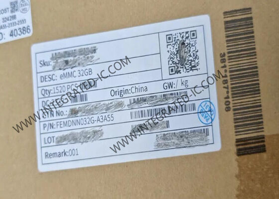 32GB FORESEE eMMC Memory IC Chip σε πακέτο 153-FBGA με ταχύτητα μεταφοράς δεδομένων 400MB/s