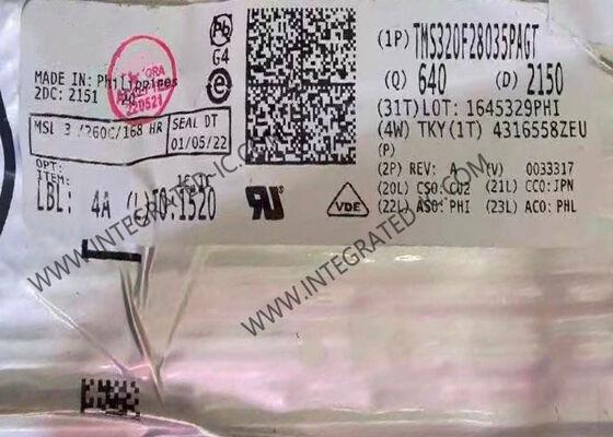 TMS320F28035PAGT Μικροελεγκτής MCU 32-Bit 60MHz C28x Piccolo με 128 kB Μνήμη Flash