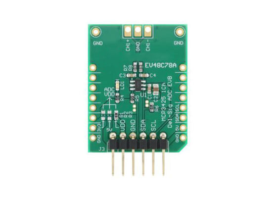 EV48C78A Ενσωματωμένες λύσεις MCP3425 1Ch Del-Sig ADC Evaluation Board