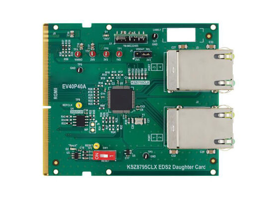 Ενσωματωμένες λύσεις EV40P40A KSZ8795 EDS2 Daughter Card KSZ8795 Ethernet PHY Expansion Board