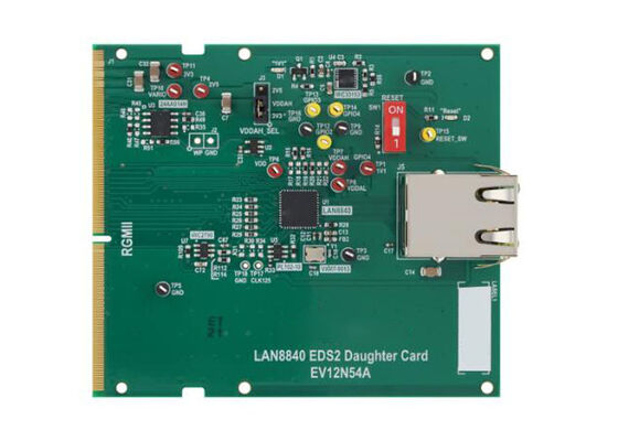 EV12N54A Ενσωματωμένες Λύσεις LAN8840 EDS2 Ethernet PHY Transceiver Daughter Card