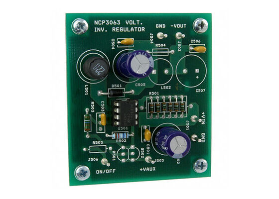 NCP3063DIPINVEVB Ενσωματωμένες Λύσεις 250kHz 4.5V έως 6V Switching Regulators Πίνακας Αξιολόγησης