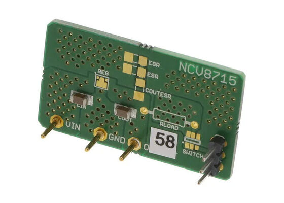 NCV8715MXTBGEVB Embedded Solutions Μονοκάναλος 50mA Γραμμικός Ρυθμιστής Τάσης Πίνακας Αξιολόγησης