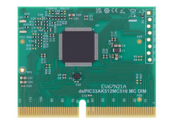 EV67N21A Ενσωματωμένες λύσεις DSPIC33AK512MC510 Διπλή μονάδα ελέγχου κινητήρα