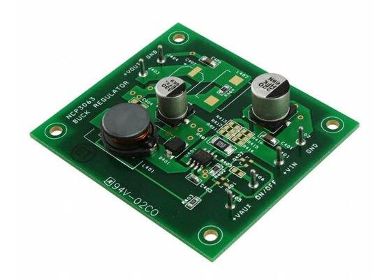 NCP3063SMDBCKEVB Ενσωματωμένες λύσεις 250kHz 7V έως 15V 800mA DC/DC Step Down Board Evaluation
