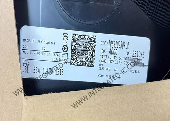 TPS61023DRLR Τσιπ ολοκληρωμένου κυκλώματος 3.7A μετατροπέας προώθησης με υπερ-χαμηλή τάση εισόδου 0,5V και συγχρονισμένη λειτουργία