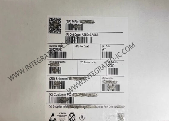 Αισθητήρας IC AS5040-ASST, Περιστροφικός Αισθητήρας με Ανάλυση 10-bit, Γωνία Λειτουργίας 360° και Μέγιστη Ταχύτητα Περιστροφής 30.000 RPM