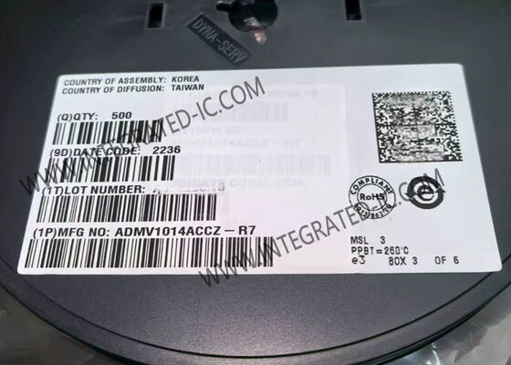 ADMV1014ACCZ Μοντέλος ασύρματης επικοινωνίας 24GHz έως 44GHz SiGe ευρυζωνικός μετατροπέας μικροκυμάτων