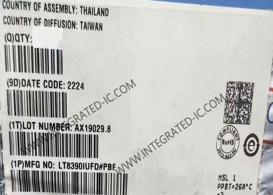 LT8390IUFD 60V 4 Switch Buck Boost Controller IC Chip στο πακέτο QFN28