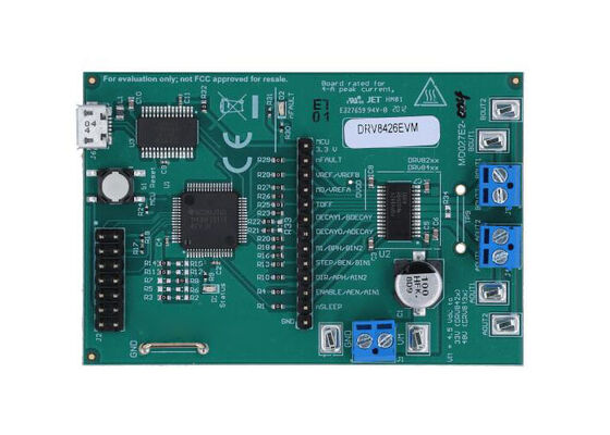 Ενσωματωμένη πλακέτα αξιολόγησης λύσεων DRV8426EVM, πλακέτα οδηγού κινητήρα βηματισμού DRV8426