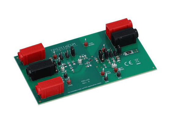TPS2116EVM Εγκατεστημένες λύσεις TPS2116 Τμήμα αξιολόγησης πολλαπλασιαστή ισχύος