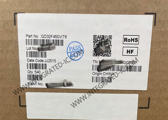 Μικροελεγκτής GD32F450VIT6 MCU 200MHz 32-Bit ARM Cortex-M4 με πακέτο LQFP100