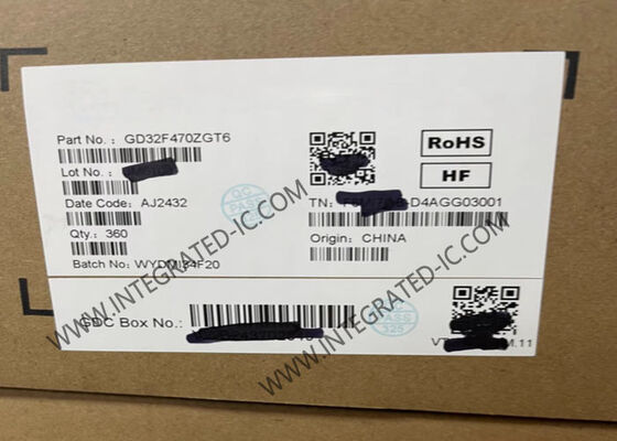 GD32F450ZGT6 Μικροελεγκτής MCU 32-Bit Μικροελεγκτής με 200MHz ARM Cortex-M4 Core 114 I/O και 256KB RAM