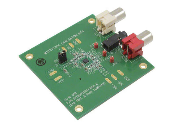 MAX97220AEVKIT Embedded Solutions DirectDrive Ακουστικά Κλάσης AB Audio Amplifier Πίνακας Αξιολόγησης