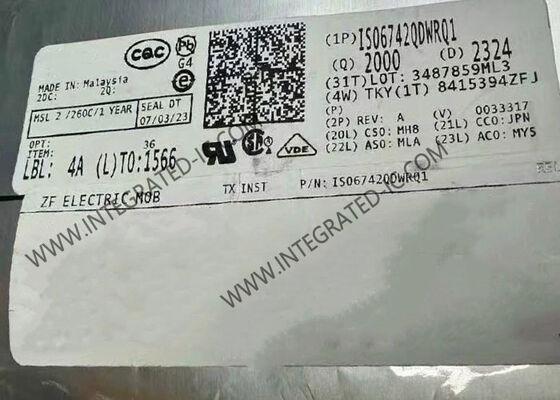 ISO6742QDWRQ1 Τετρακάναλος Ψηφιακός Απομονωτής SOIC16 Τσιπ ολοκληρωμένου κυκλώματος