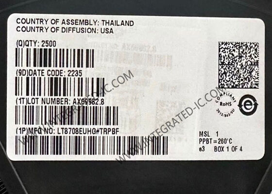 LT8708EUHG Ολοκληρωμένο Κύκλωμα Chip 80V Αμφίδρομος Buck-Boost DC/DC Ελεγκτής με Συχνότητα Μεταγωγής 400 kHz