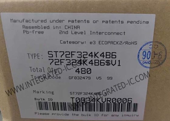 ST72F324K4B6 8-bit ST7 Μικροελεγκτής MCU με ταχύτητα 8MHz, 16 kB μνήμη Flash και 10-bit ADC