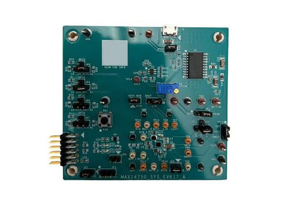 MAX14750EVSYS Ενσωματωμένες λύσεις MAX14750 Σύστημα αξιολόγησης διαχείρισης ισχύος φορτιστή μπαταρίας