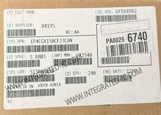 EP4CGX150CF23C8N Cyclone IV GX FPGA IC με πακέτο BGA484 για εφαρμογές υψηλών επιδόσεων