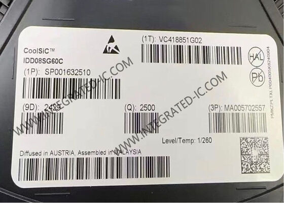 IDD08SG60C 600V 8A CoolSiC Schottky Diode Integrated Circuit Chip με τη χαμηλότερη χωρητικότητα συσκευής