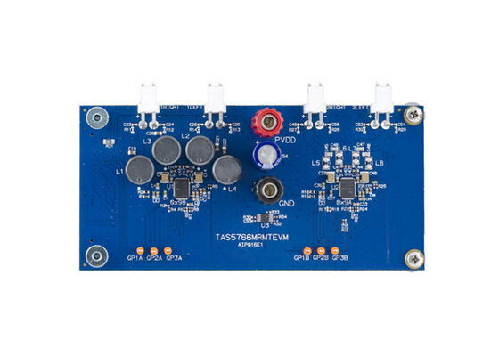 TAS5766MRMTEVM Ενσωματωμένες λύσεις TAS5766M Διοικητικό συμβούλιο αξιολόγησης 2-καναλιών ενισχυτών ήχου κλάσης D