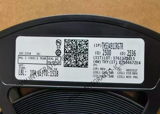 THS3491IRGTR Τσιπ ολοκληρωμένου κυκλώματος 900MHz 500mA Υψηλής ισχύος ενισχυτής ροής ανατροφοδότησης