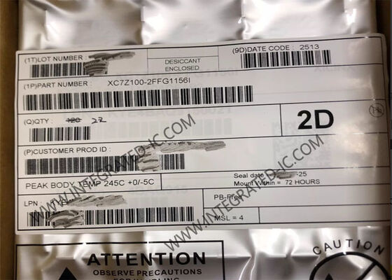 XC7Z100-2FFG1156I FPGA Zynq-7000 System On Chip με διπύρηνο ARM Cortex-A9, 444000 LE και ταχύτητα 766 MHz