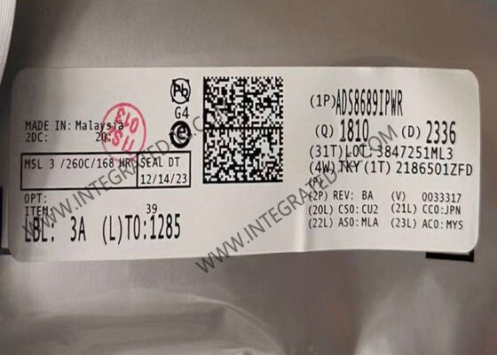 ADS8689IPWR 16-bit 100-kSPS 1-κανάλι αναλογικός-ψηφιακός μετατροπέας ολοκληρωμένο κύκλωμα τσιπ