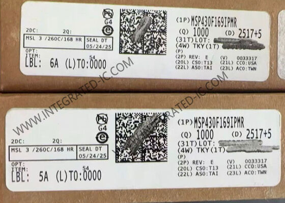 MSP430F169IPMR Μικροελεγκτής MCU Υπερχαμηλή ισχύς 16-bit 8MHz με 60 kB Μνήμη Προγράμματος