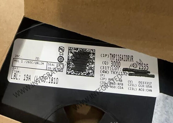 TMP116AIDRVR ψηφιακό αισθητήρα θερμοκρασίας IC με ανάλυση 16 bit χαμηλής ισχύος και υψηλής ακρίβειας για παρακολούθηση του περιβάλλοντος