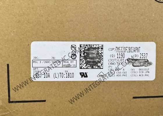 Μικροελεγκτής TMS320F28034PNT MCU C2000 Πραγματικού Χρόνου 32-Bit MCU με Ταχύτητα 60MHz και Μνήμη Flash 128KB