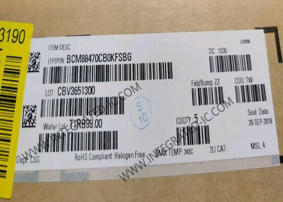 BCM88470CB0KFSBG Ethernet IC υψηλής απόδοσης 300Gbps StrataDNX Qumran-AX Ethernet Switch