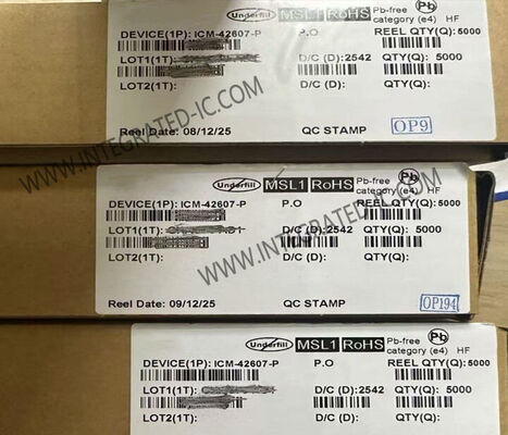 ICM-42607-P Αισθητήρας IC Premium Performance 6-Άξονας MEMS IMU Παρακολούθησης Κίνησης LGA-14
