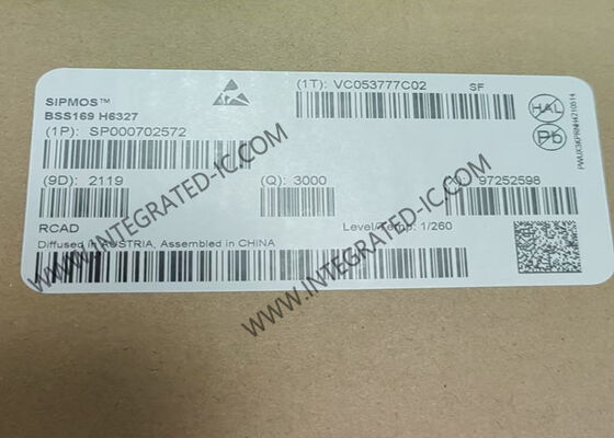 Ολοκληρωμένο Κύκλωμα BSS169 100V 170mA N-Channel Depletion Mode MOSFET Τρανζίστορ PG-SOT23-3