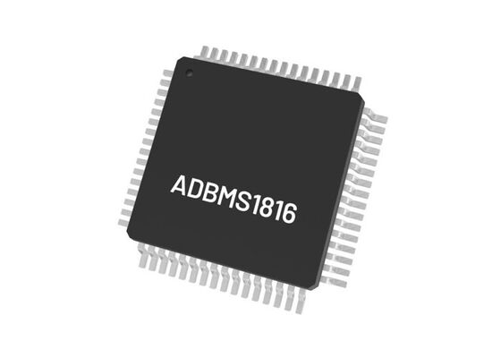 ADBMS1816WCCSZ Συνολικό κύκλωμα Τσιπ Πολυκύτταρο Μονιτέρ μπαταρίας LQFP-64 IC Διαχείρισης μπαταρίας